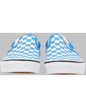 Vans Classic Slip-On Colour Theory Checkerboard Bright Azure - Blue
