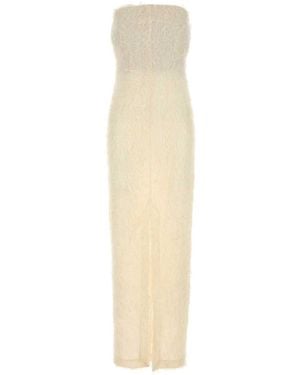 TOTEME Ivory Fil Coupe Dress - White