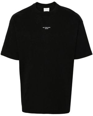 Drole de Monsieur Slogan Classique T-Shirt - Black