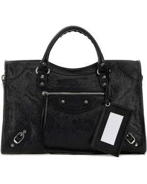 Balenciaga Le City Medium Handbag - Black