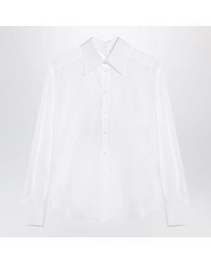 Dolce & Gabbana Dolce & Gabbana Specular Construction Poplin Shirt - White