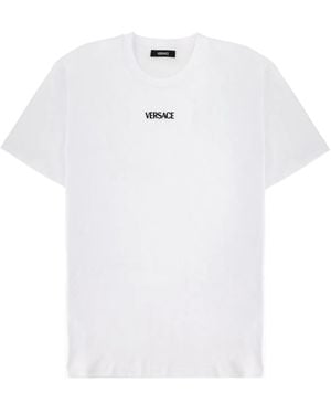 Versace T-Shirt With Logo - White