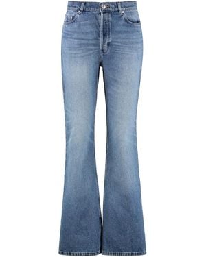 A.P.C. Romy High-Rise Flared Jeans Cotton - Blue