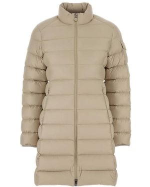 Moncler Igesse Long Coat - Natural