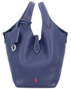 Polo Ralph Lauren Borsa Tote "Polo Play" Small - Blue