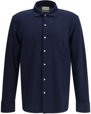 Brooksfield Cotton Shirt - Blue