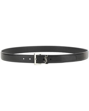 Saint Laurent Cintura "Cassandre" - Black