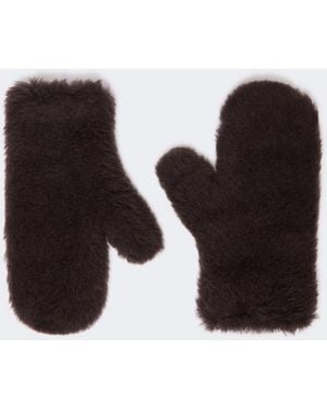 Max Mara Ombrato Gloves - Black