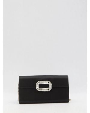 Roger Vivier Efflorescence Bag - Black