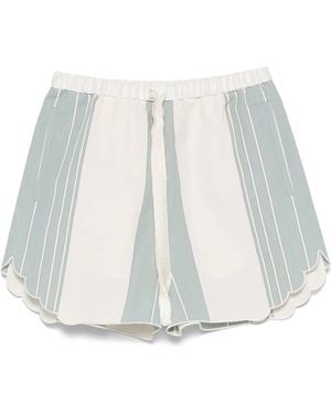 forte_forte Cotton Linen 13807Mypants - White
