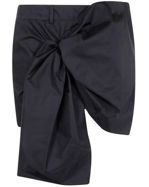N°21 Mini Skirt With Bow - Blue