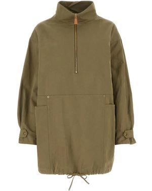 Prada Army Cotton Blend Dress - Green