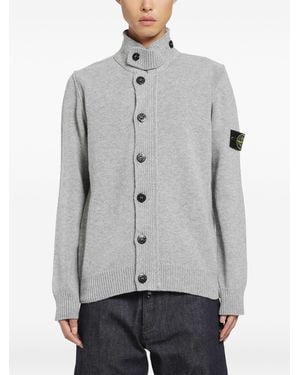 Stone Island Cardigan - Gray