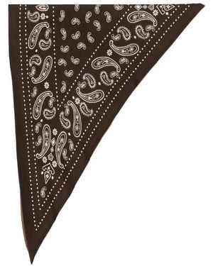 Destin "July Triangle Bicolor" Scarf - Brown