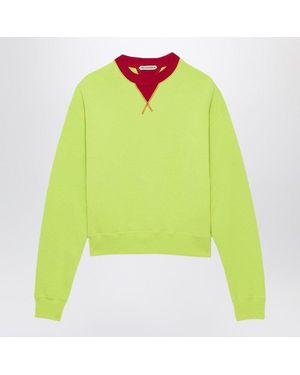 JW Anderson Lime/ Crewneck Sweatshirt - Green