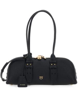 Pinko Leather Bag - Black