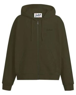 MC2 Saint Barth Dark Embroidered Logo Sweater - Green