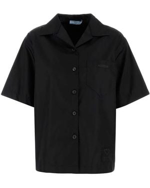 Prada Gabardine Shirt - Black