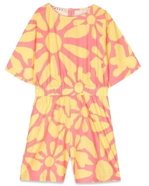 Marni Mc Jumpsuit And Patterned Shorts - White