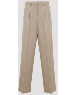 Celine Pleated Trousers - Natural
