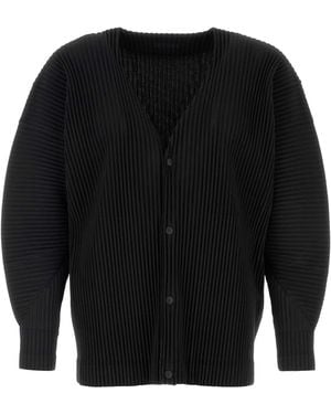 Homme Plissé Issey Miyake Homme Plissé Monthly Colours Knit Top - Black