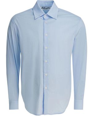 Altum Cotton Blend Shirt - Blue