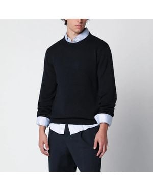 Roberto Collina Wool Crew-Neck Jumper - Black