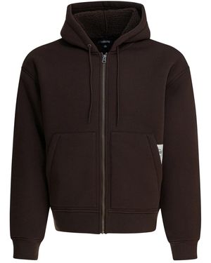 Stussy Stussy Bonded Sherpa Lined Hood Jacket - Black