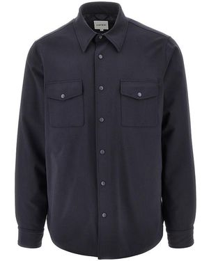 Aspesi Padded Technowool Overshirt - Blue
