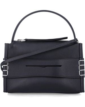 JW Anderson Small Loafer Leather Bag - Blue