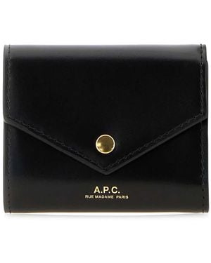 A.P.C. Porte-Monnaie Enveloppe - Black