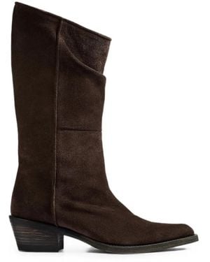 KHAITE 35 Mm Clive Boots - Brown