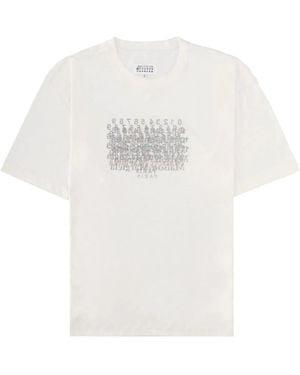 Maison Margiela T-Shirt Con Stampa - White