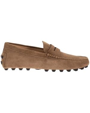 Tod's Suede Moccasin Moccasin - Brown