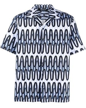 Neil Barrett Camicia Uomo Tessuto - Blue