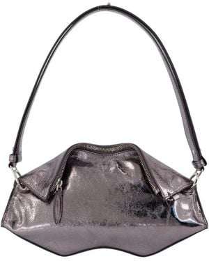 McQueen Manta Clutch - Grey