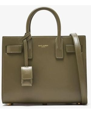 Saint Laurent Borsa A Mano 'Sac De Jour' Nano - Green
