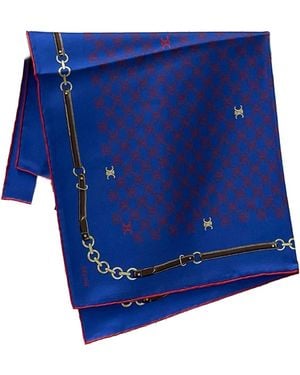 Celine 55X55Cm Bandana - Blue