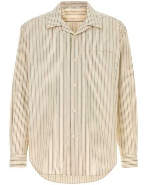 The Row Embroidered Poplin Vanja Shirt - Natural