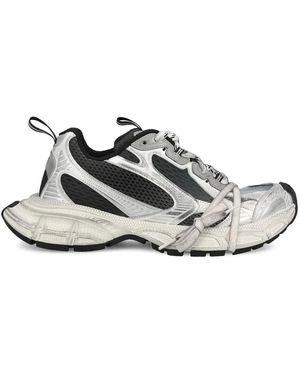 Balenciaga 3Xl Worn-Out Effect Gradient Trainers - White