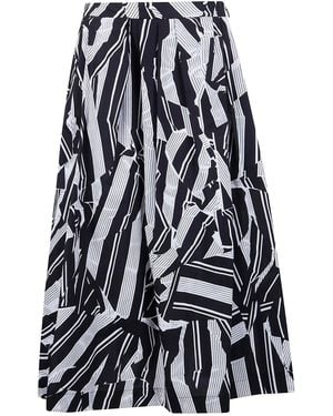 Dries Van Noten "Soni" Midi Skirt - Black
