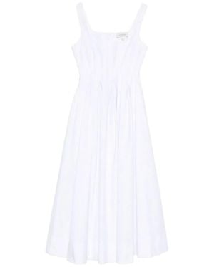 Max Mara Cotton Long Dress - White