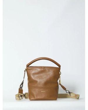 Burberry B Clip Bucket Bag - Brown