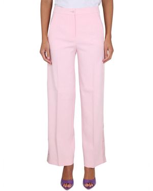Moschino Trousers With Buttons - Pink