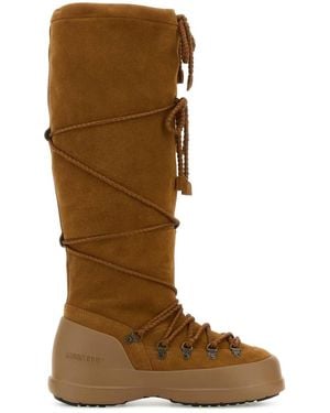 Moon Boot Suede Luna Boots - Brown