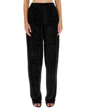 Balenciaga Baggy Pants With Elasticated Waist - Black