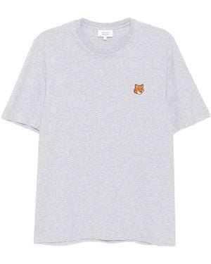 Maison Kitsuné Maison Kitsuné Fox Head Regular Tee Shirt - White