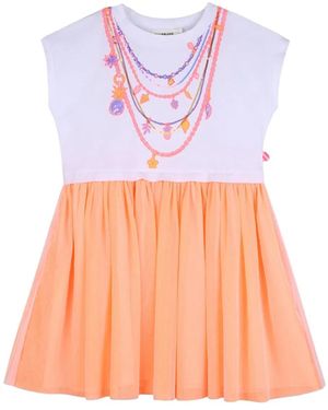 Billieblush Vestito Con Stampa "Collane" - Pink