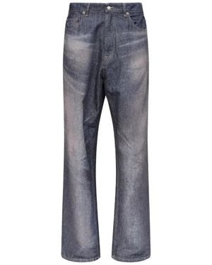 MM6 by Maison Margiela Trousers 5 Pockets - Blue