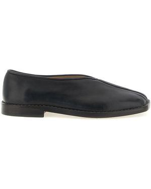 Lemaire 'Piped' Slippers - Black